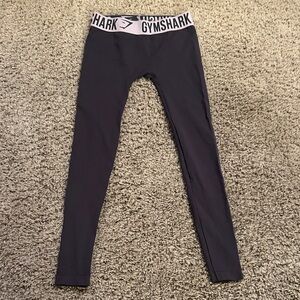 Gymshark Leggings Women's  Small Gray Pink Gym Workout Seamless